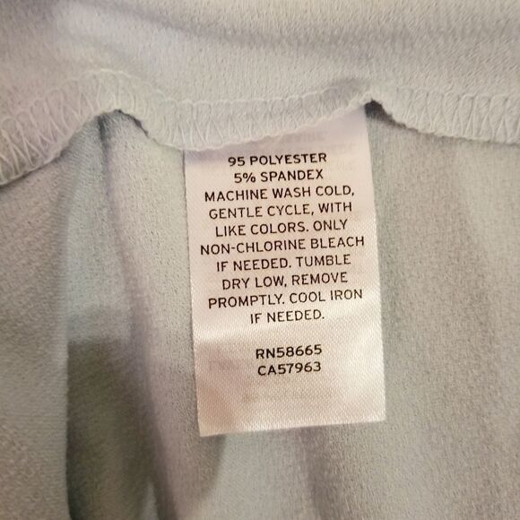 Halogen Blue Peplum Blouse Size S‎ - Picture 4 of 5